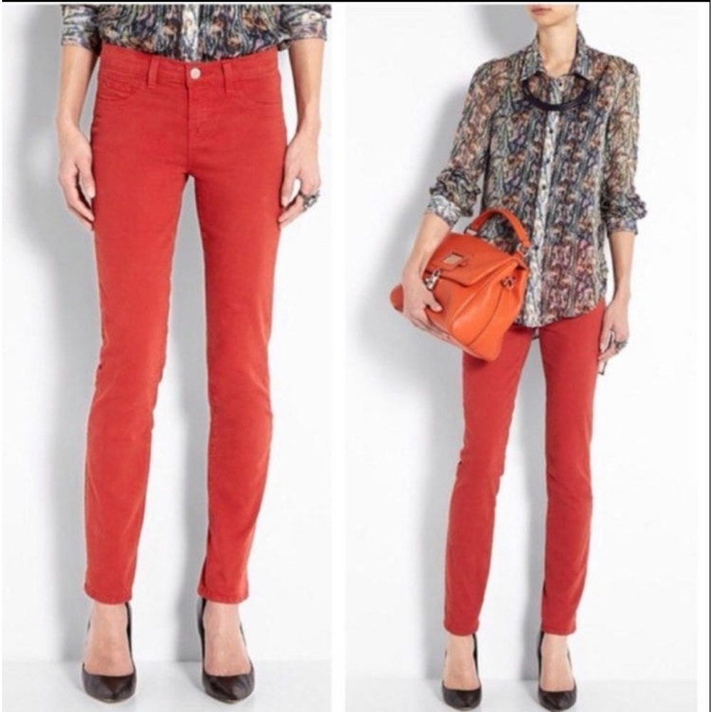 J Brand skinny jeans blood orange size 29
